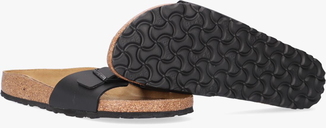 BIRKENSTOCK zwarte birkenstock slippers madrid