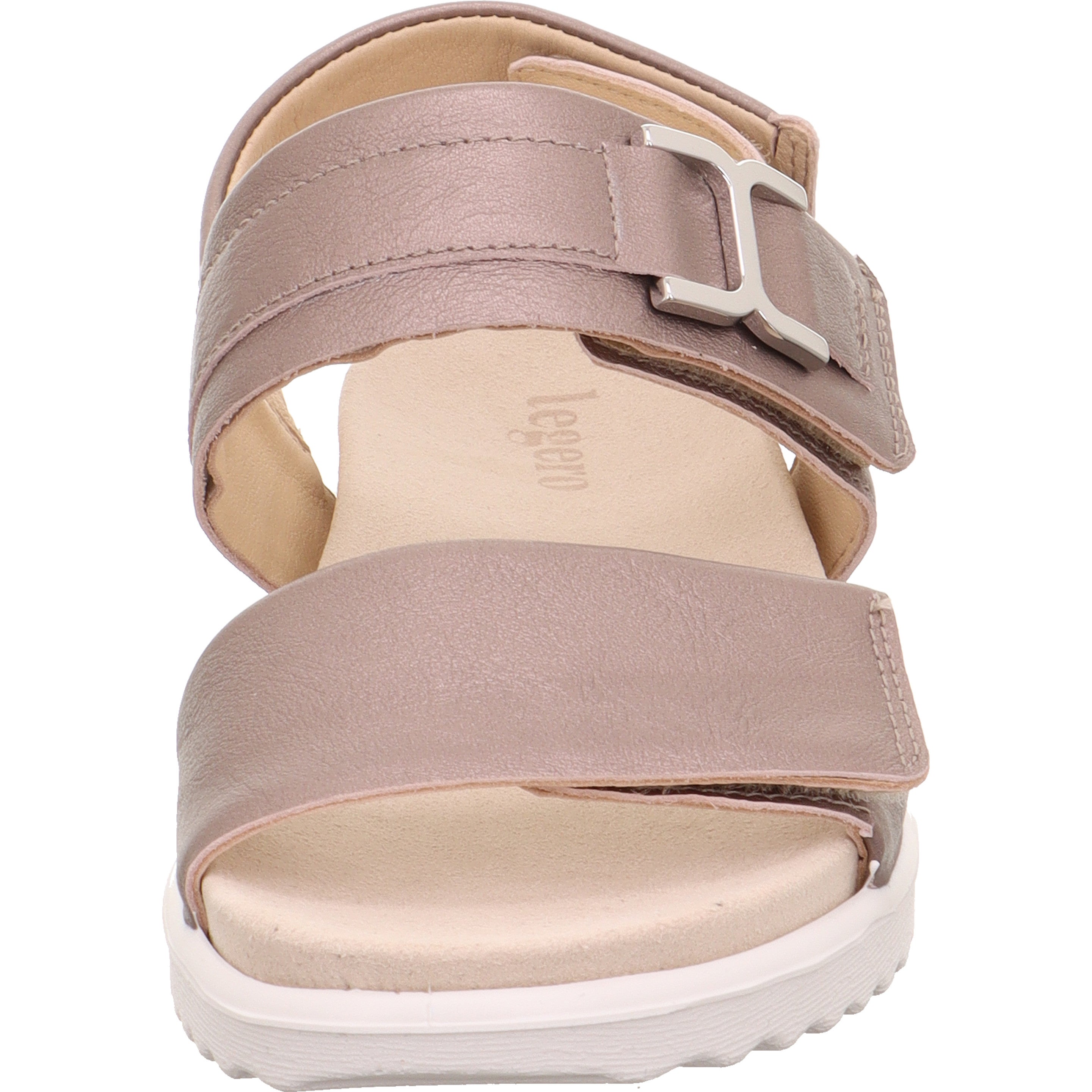 legero MOVE Damen  Sandale mit Klettverschluss - Farbe: Metallic Rose - Größe: 41