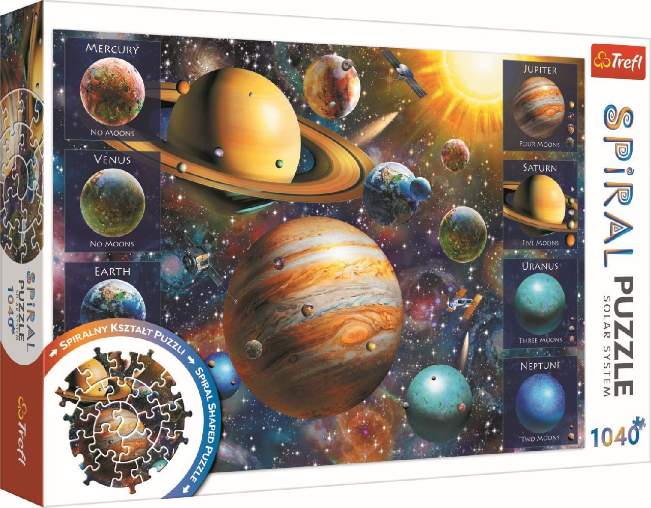 Trefl Puzzle - Spiral Puzzle Solar System (Puzzle)