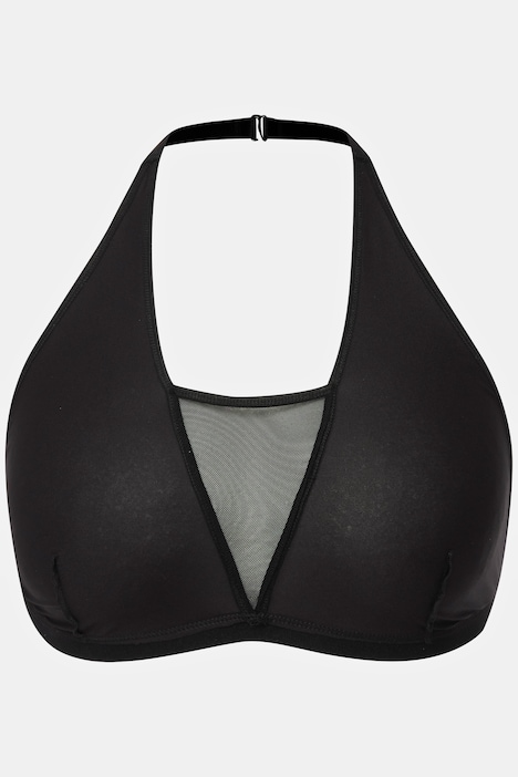 Bustier, Mesh-Einsatz, Wetlook