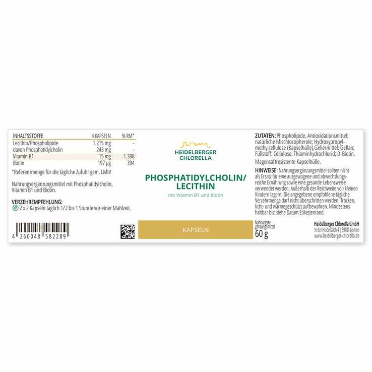 Phosphatidylcholin / Lecithin Kapseln, 120 St