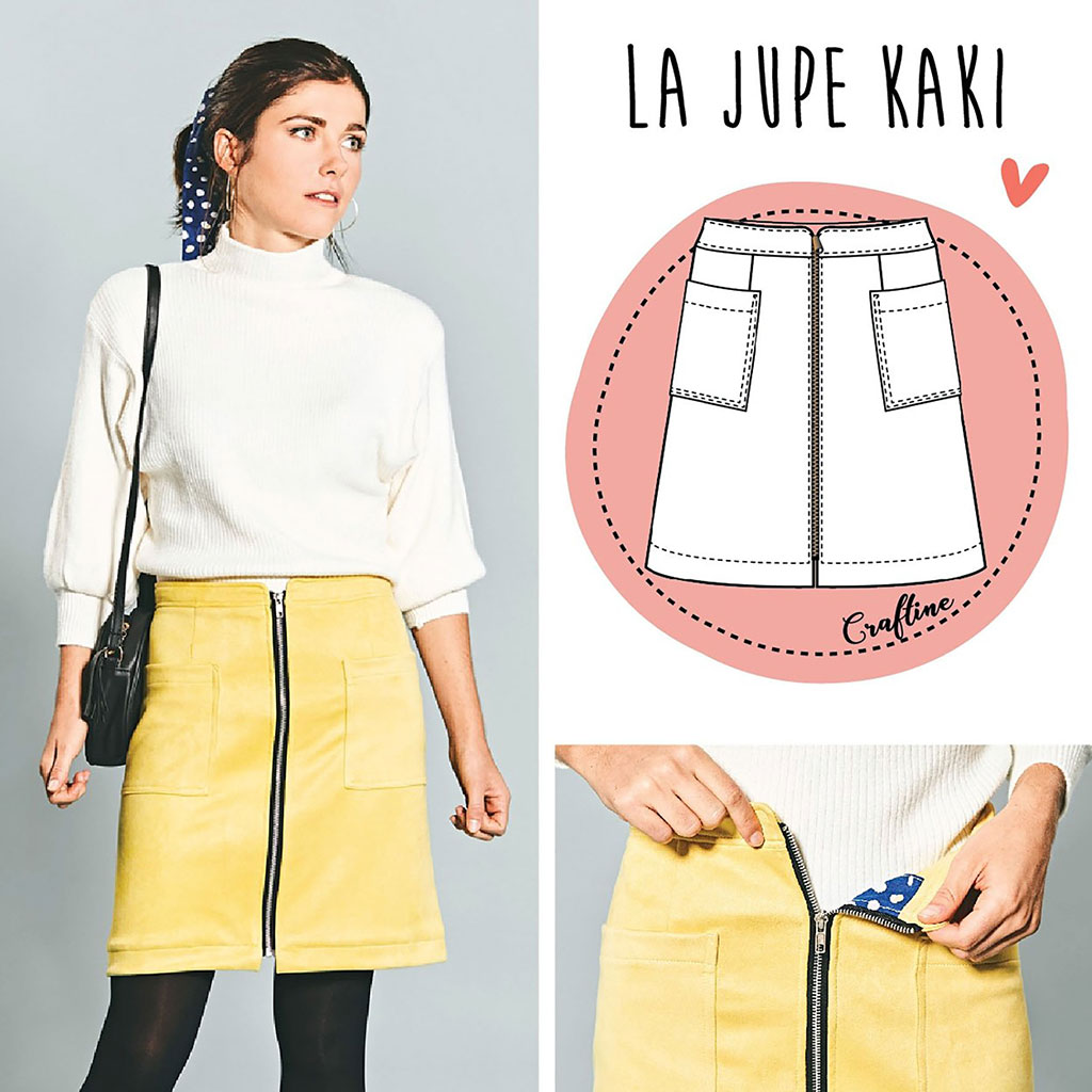 Patron jupe KAKI - CRAFTINE