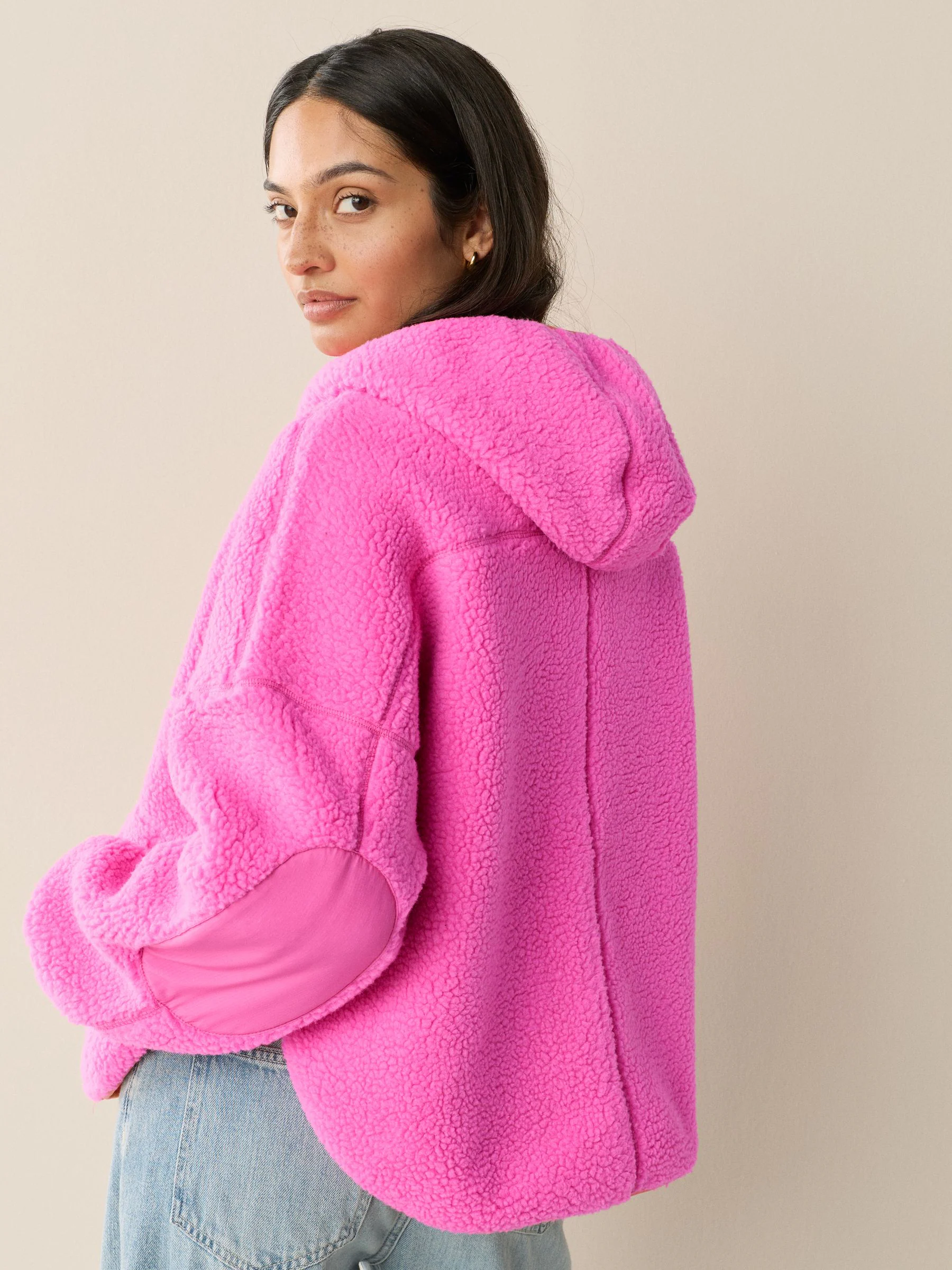 Roze - Active Borg Hooded Jacket