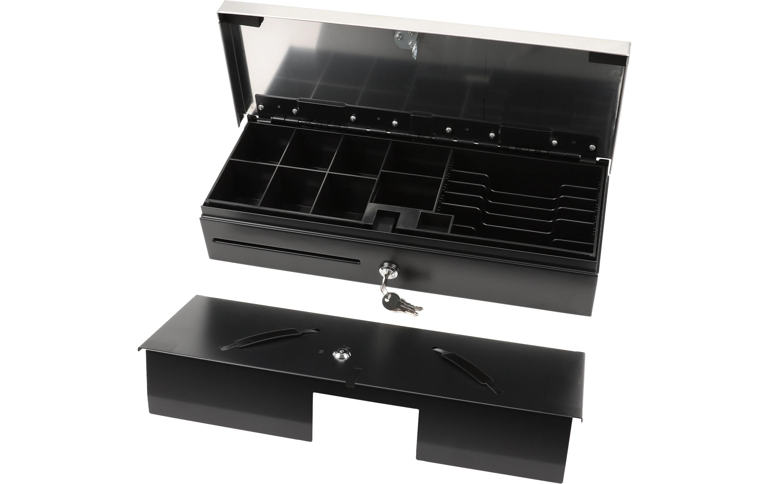 Kassenschublade HS-170S Schwarz/EdelstahlElektronische Geldschublade