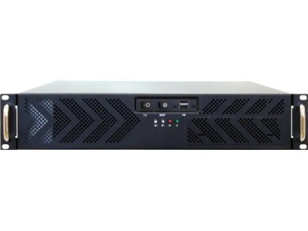 Chieftec UNC-210T-B - Rack-monterbar - 2U - ATX 400 Watt - USB