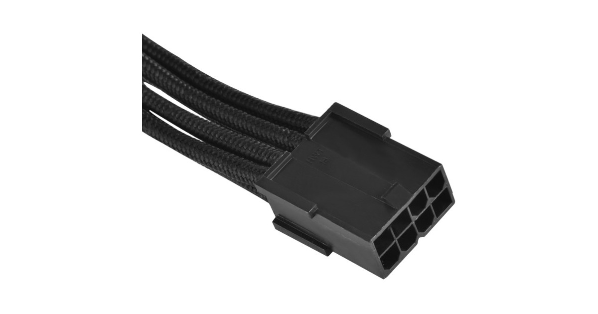 SilverStoneVerlengkabel SST-PP07-PCIB  (Zwart, 25 centimeter, PP07-PCIB)