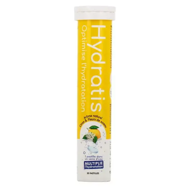 Pastilhas Hydratis Limão e Flor de Sabugueiro, 20 unidades