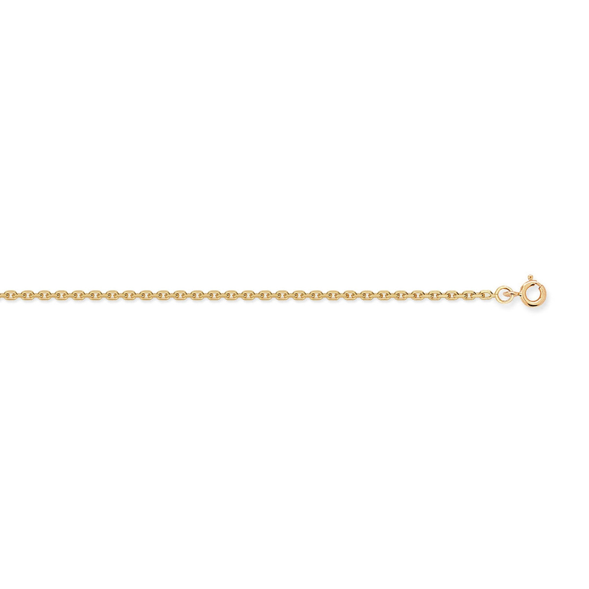 Chaine Brillaxis maille forçat or jaune 18 carats