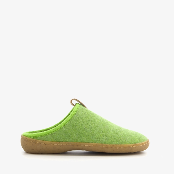 Hush Puppies wollen dames pantoffels groen