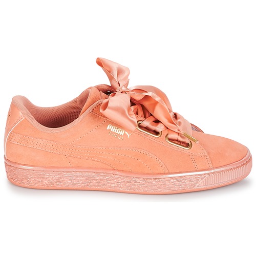Puma - WN SUEDE HEART SATIN.DUSTY - Orange