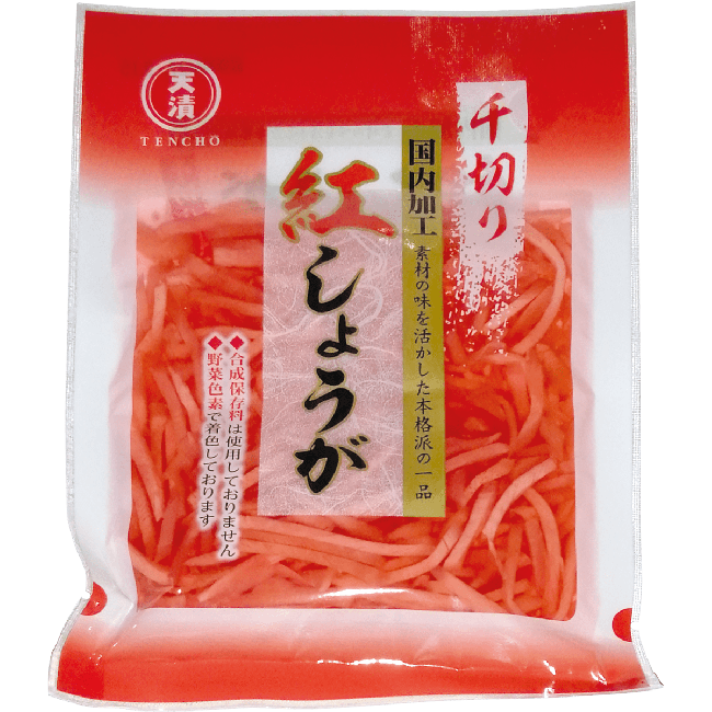 Tencho Rode Gember Reepjes 60g