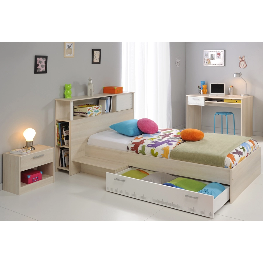 Parisot Kinderzimmer  Jugendzimmer 4-tlg. Charly 11 Akazie-Weiß Akazie  Weiß
