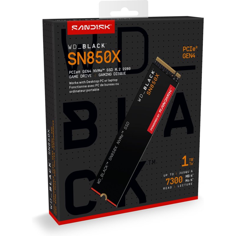 Western Digital Black WD_BLACK SN850X NVMe 1 To M.2 PCI Express 4.0
