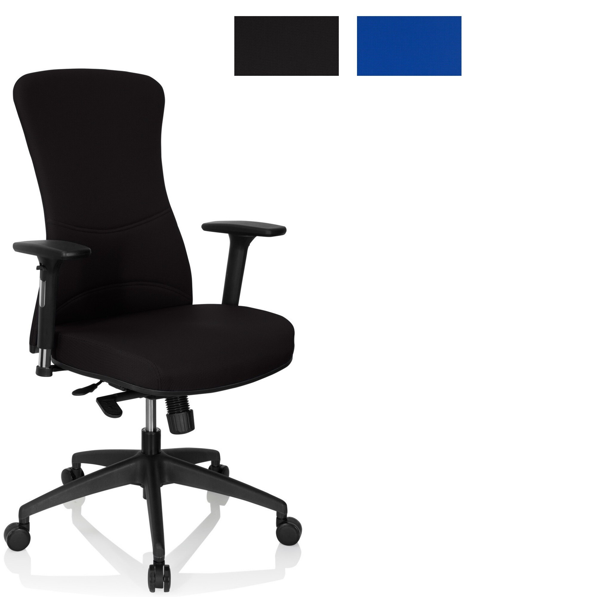 Profi Bürostuhl OFFICE XT PRO Stoff mit Armlehnen (höhenverstellbar) hjh OFFICE