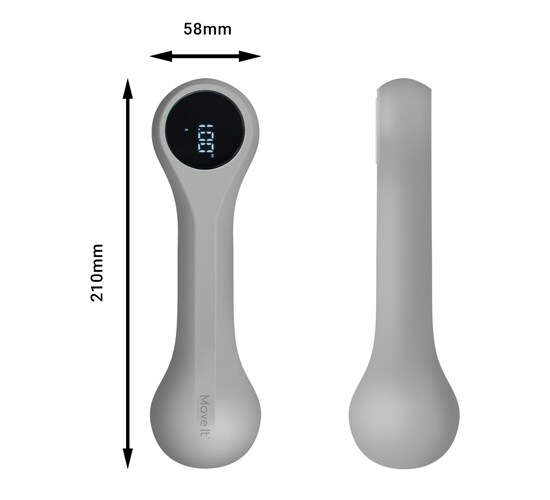 AsVIVA Smart Hantel KH3 Bluetooth 2er-Set Gymnastikhante 1 kg - versch. Ausführung