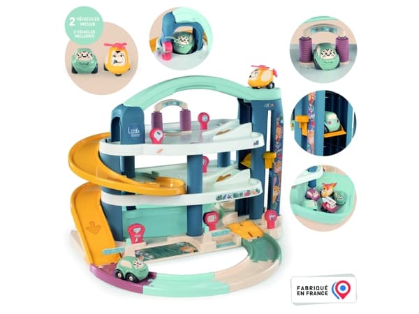 Smoby Little Maxi Garage Toy Car Vroom Planet (140203)