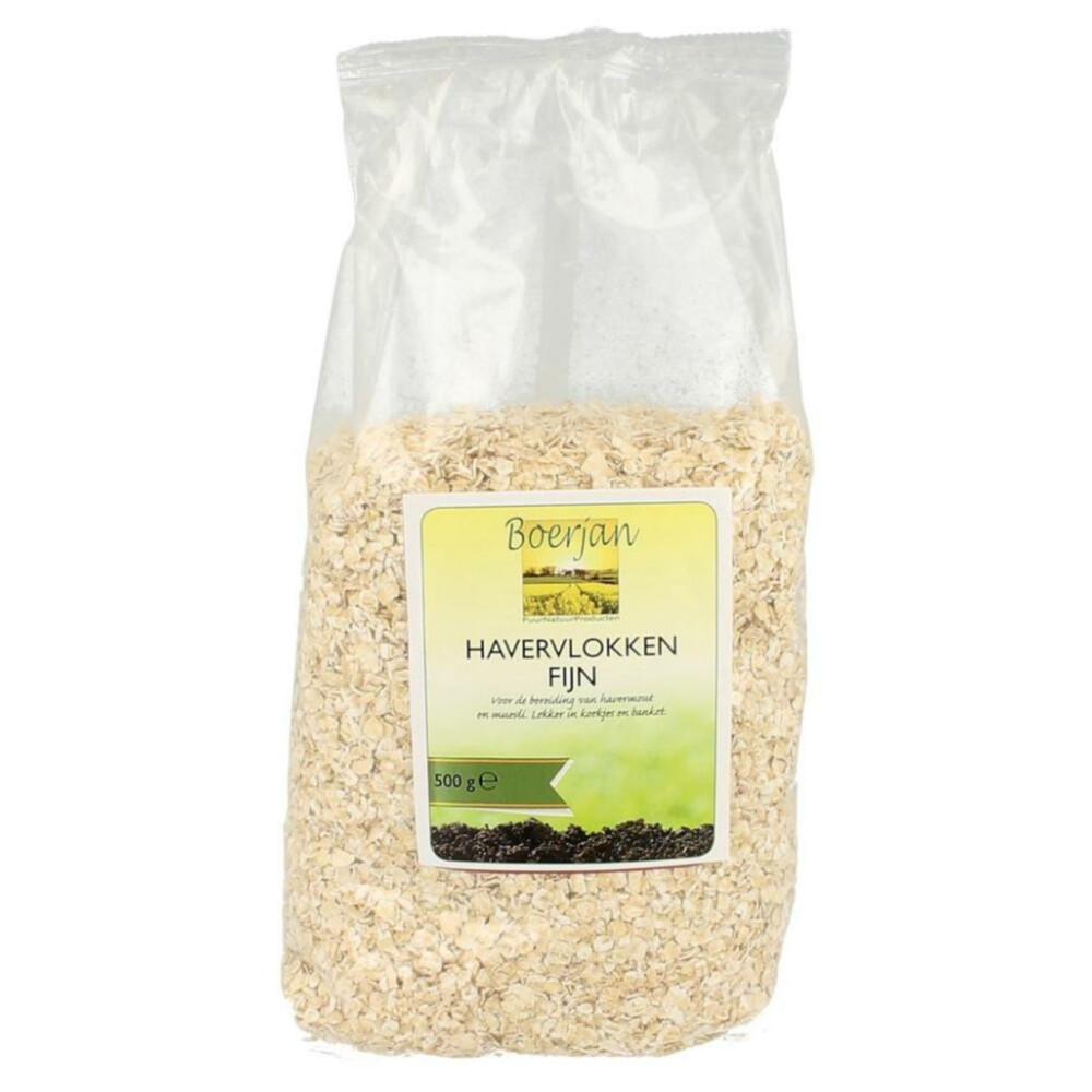 3x Boerjan Havervlokken Fijn 500 gr