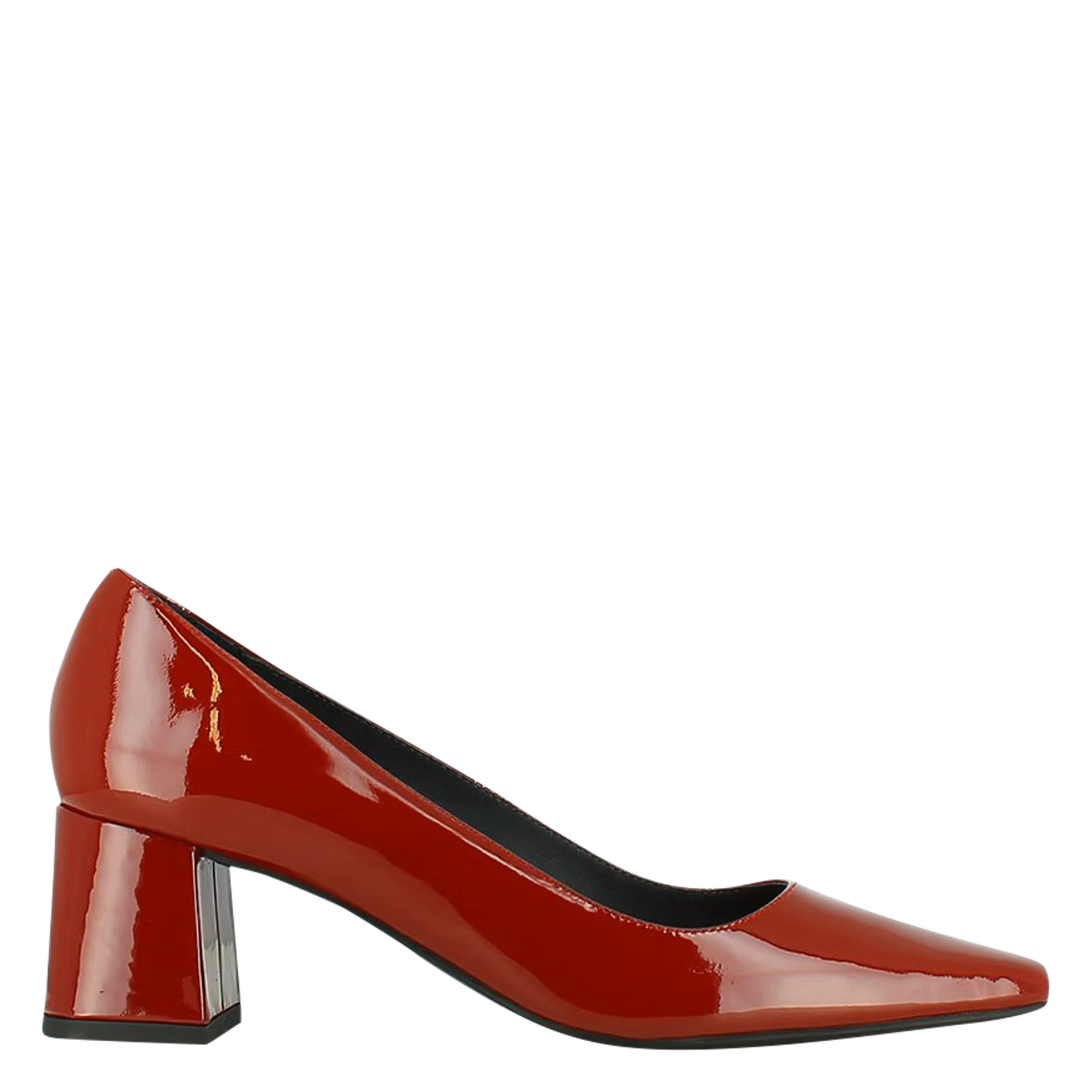 DULINA - Escarpins en cuir vernis| Rouge