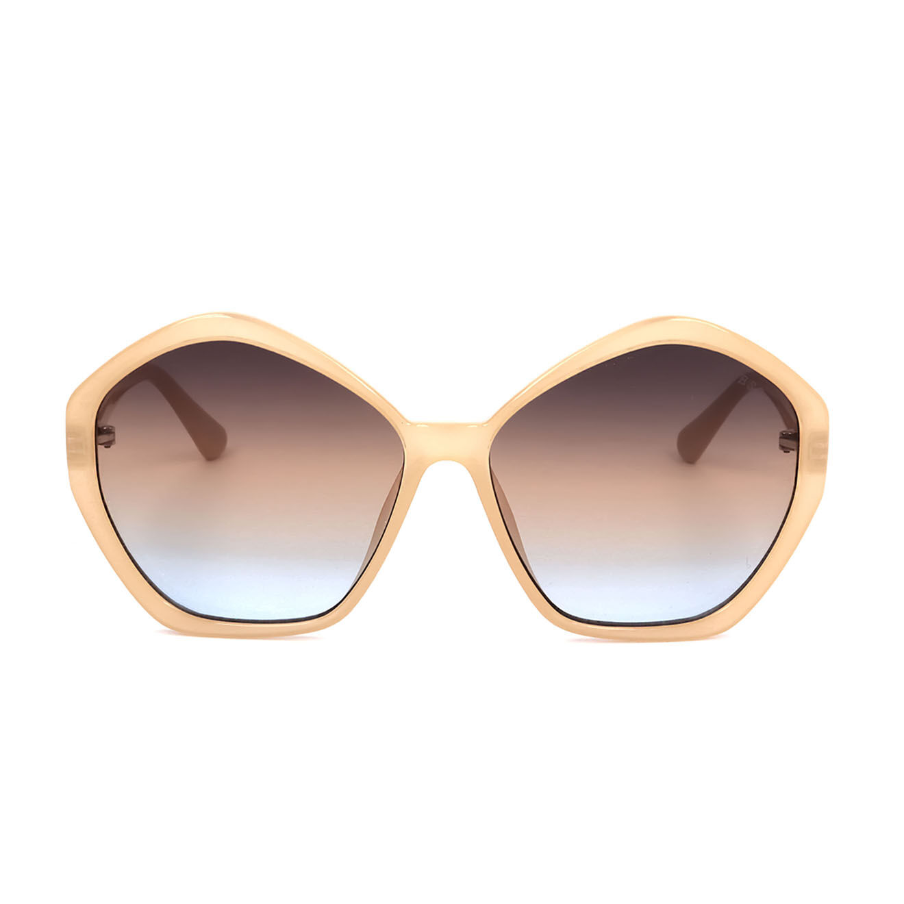 Guess Lunettes de soleil Femme beige brillant