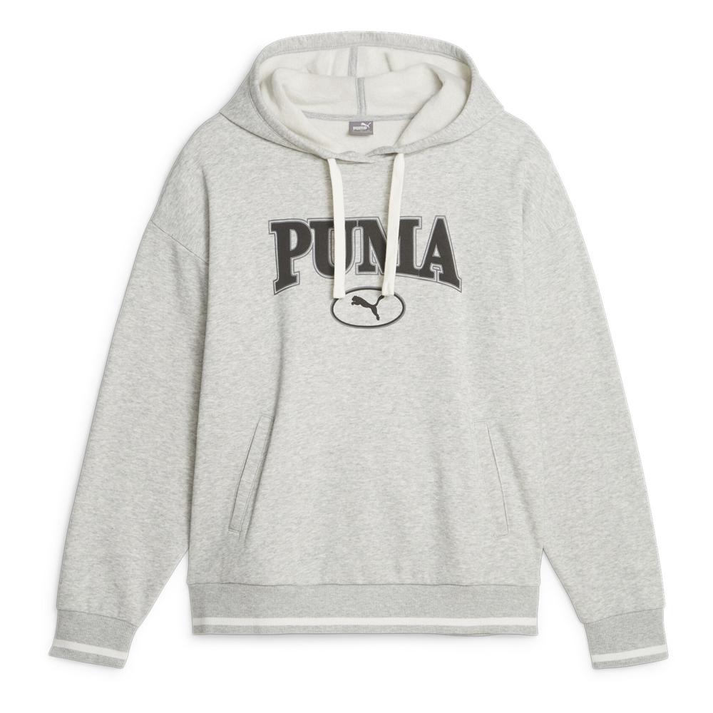 Puma Sweat Gris Femme Puma Squad Hdy