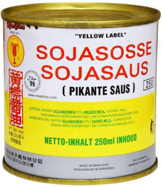 Mee Chun Yellow Label Pikante Sojasaus 250ml