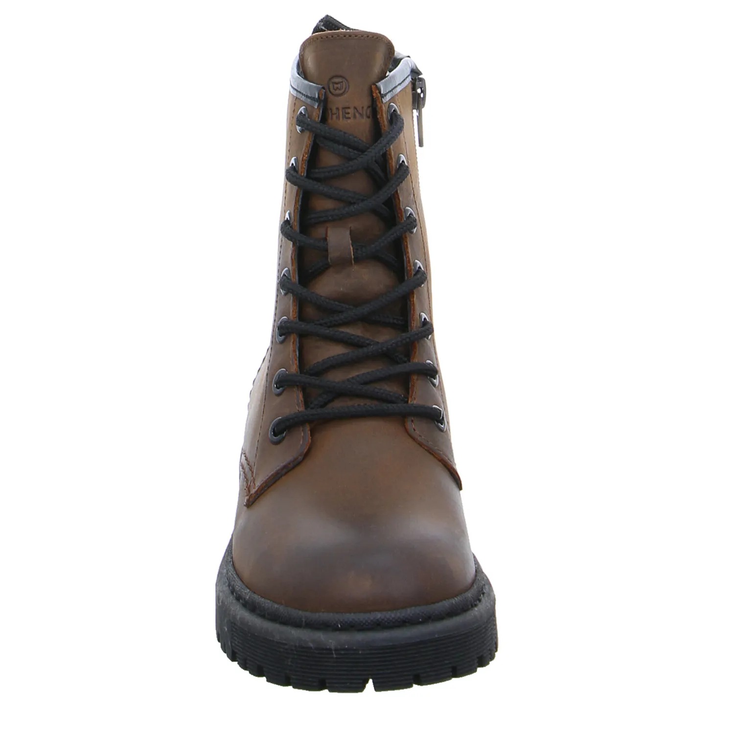 SCHUHENGEL Boot Braun Leder  mit Wollfutter