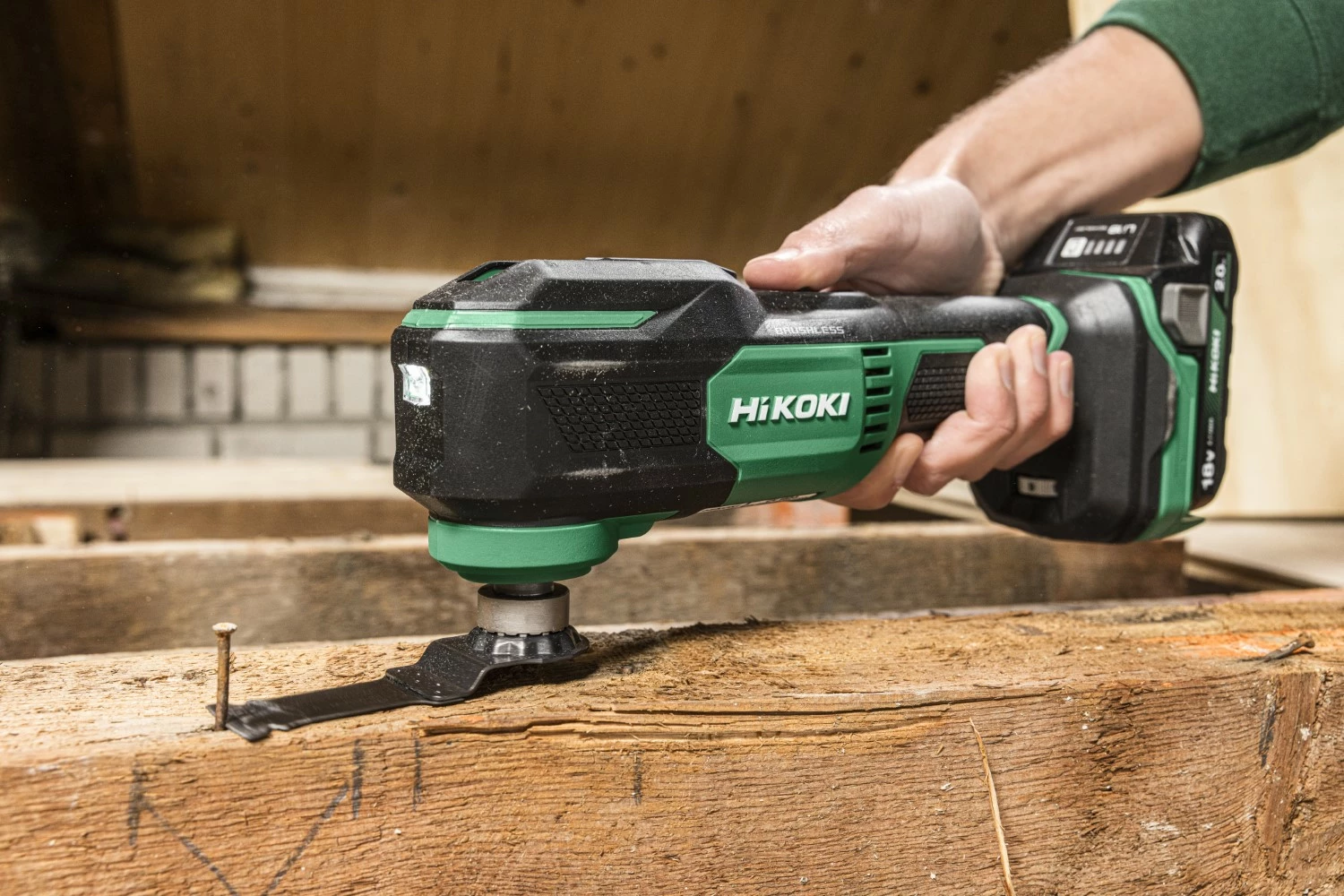 HiKOKI CV18DAW4Z 18V Accu Multitool body - Koolborstelloos