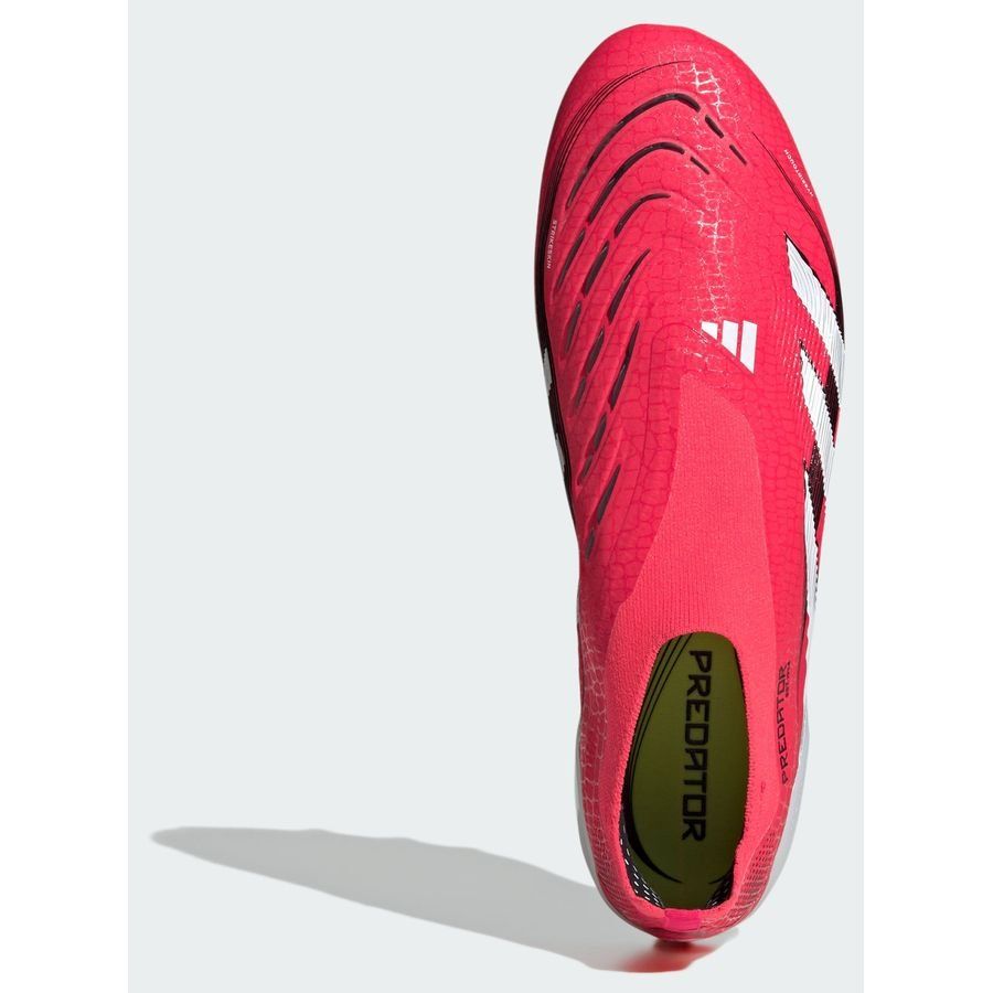 adidas Predator Elite Laceless AG Pure Victory - Lucid Red/Blanc/Noir