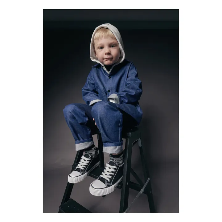 PDenim Pantalon en Denim Coton Bio | Bleu