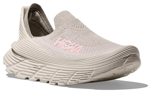Chaussures Lifestyle Hoka Restore TC Gris/Rose/Vert Unisexe