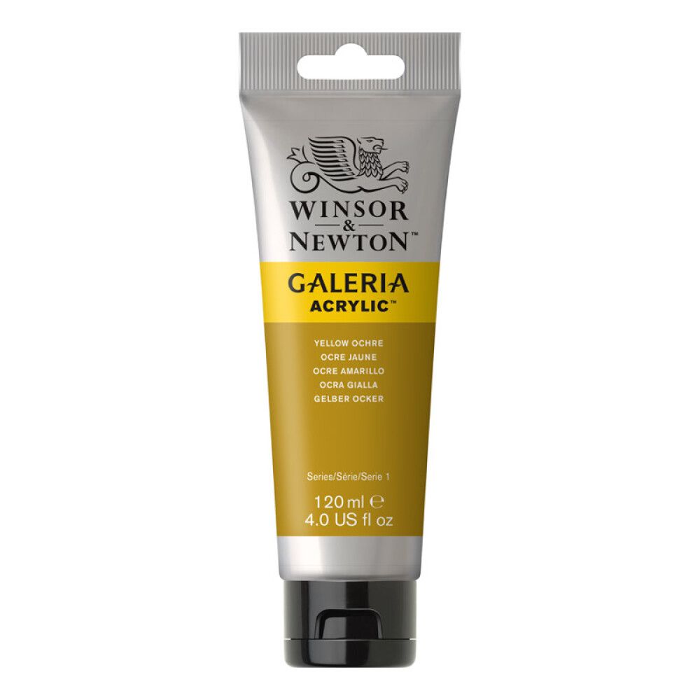 AKRYLFARGE W&N GALERIA NR 744 GUL OKER 120ML
