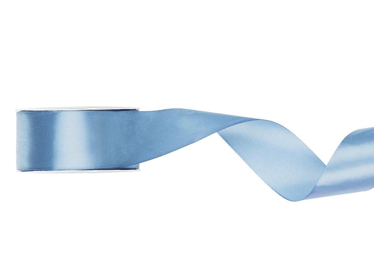 Lichtblauwe Lint 5Mm Satijn 25m