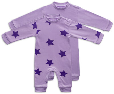 Tiny Treasure Maxime Jumpsuit 2-Pack, Orchid Bloom