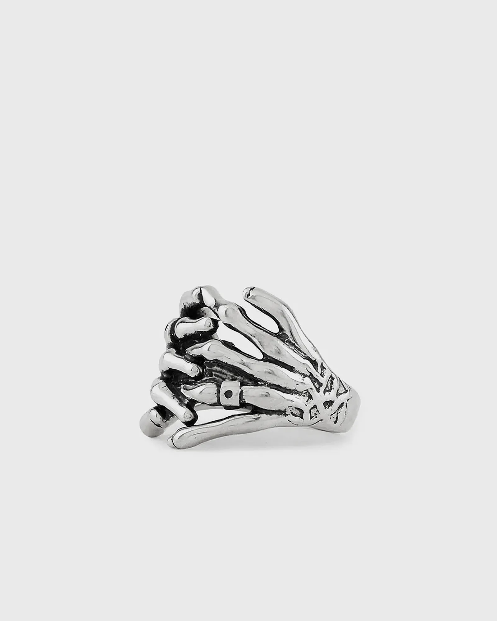 Serge DeNimes Silver Skeleton Hands Ring