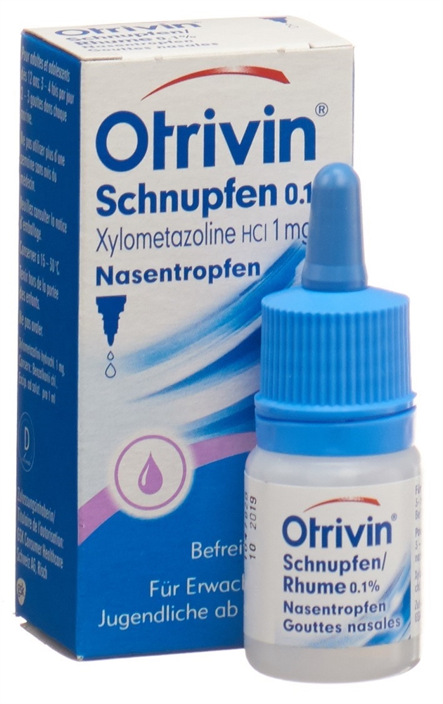 OTRIVIN Schnupfen Gtt Nas 0.1 % Fl 10 ml