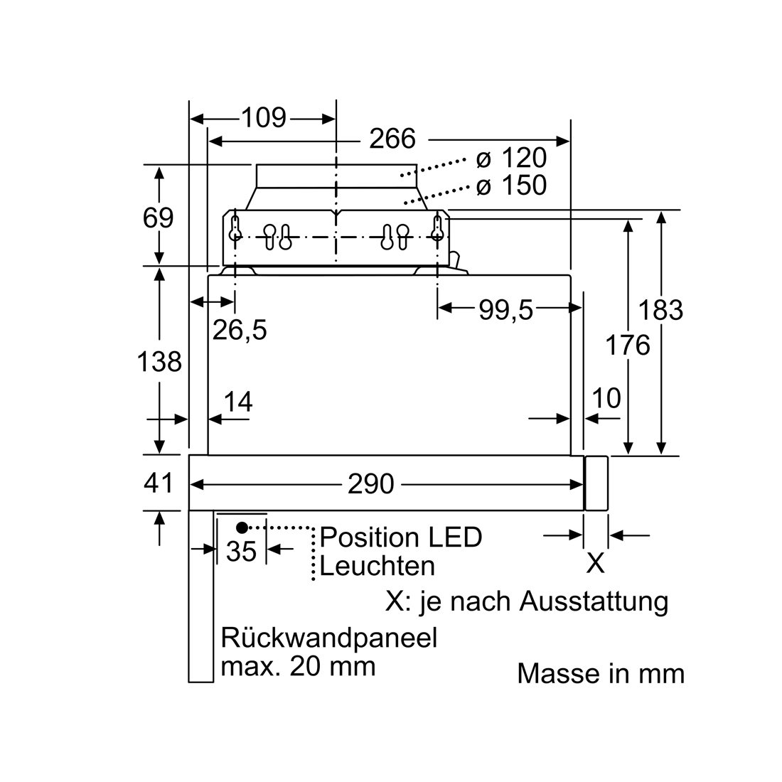 Siemens LI64MA521C Flachschirmhaube 60cm