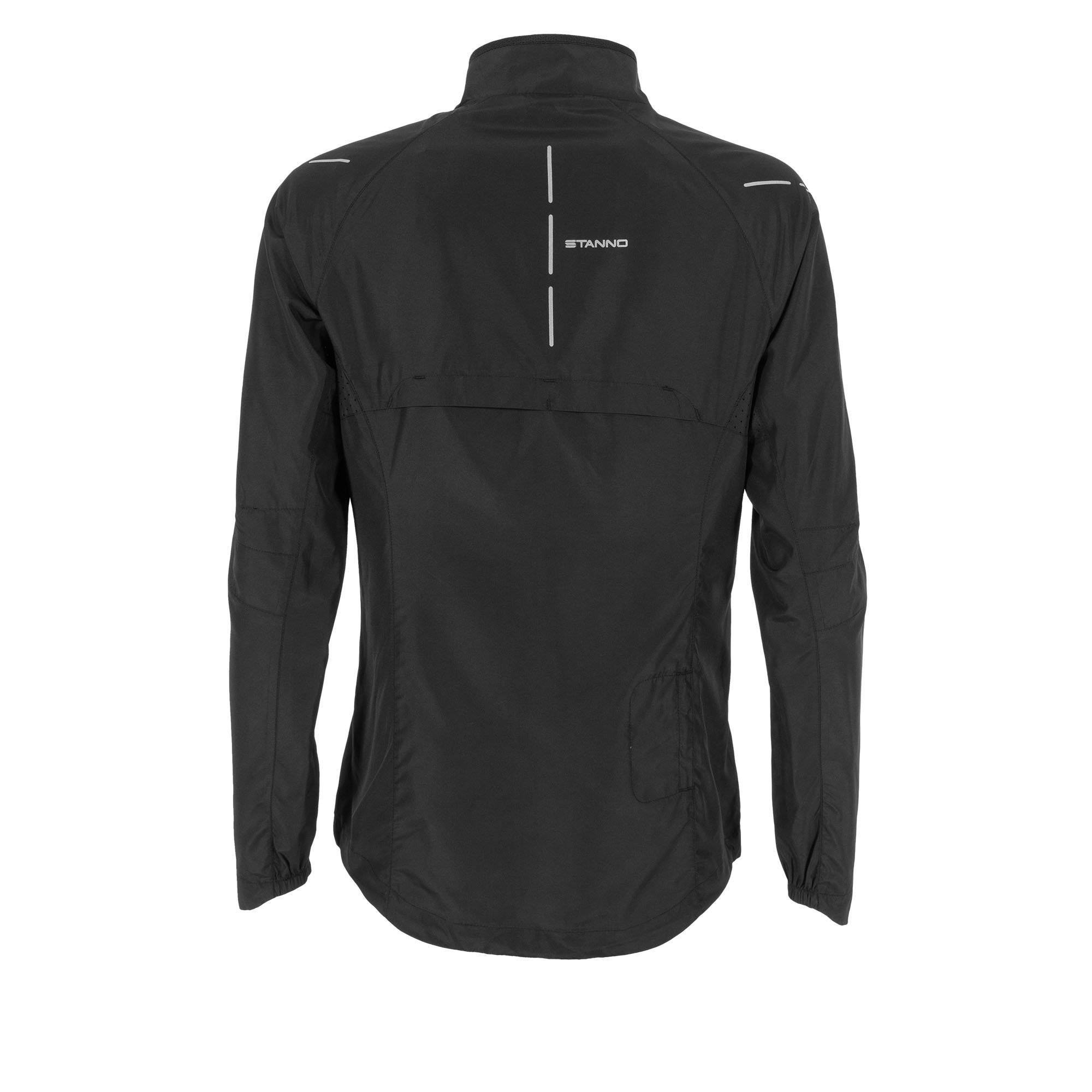 Stanno hardloopjack zwart