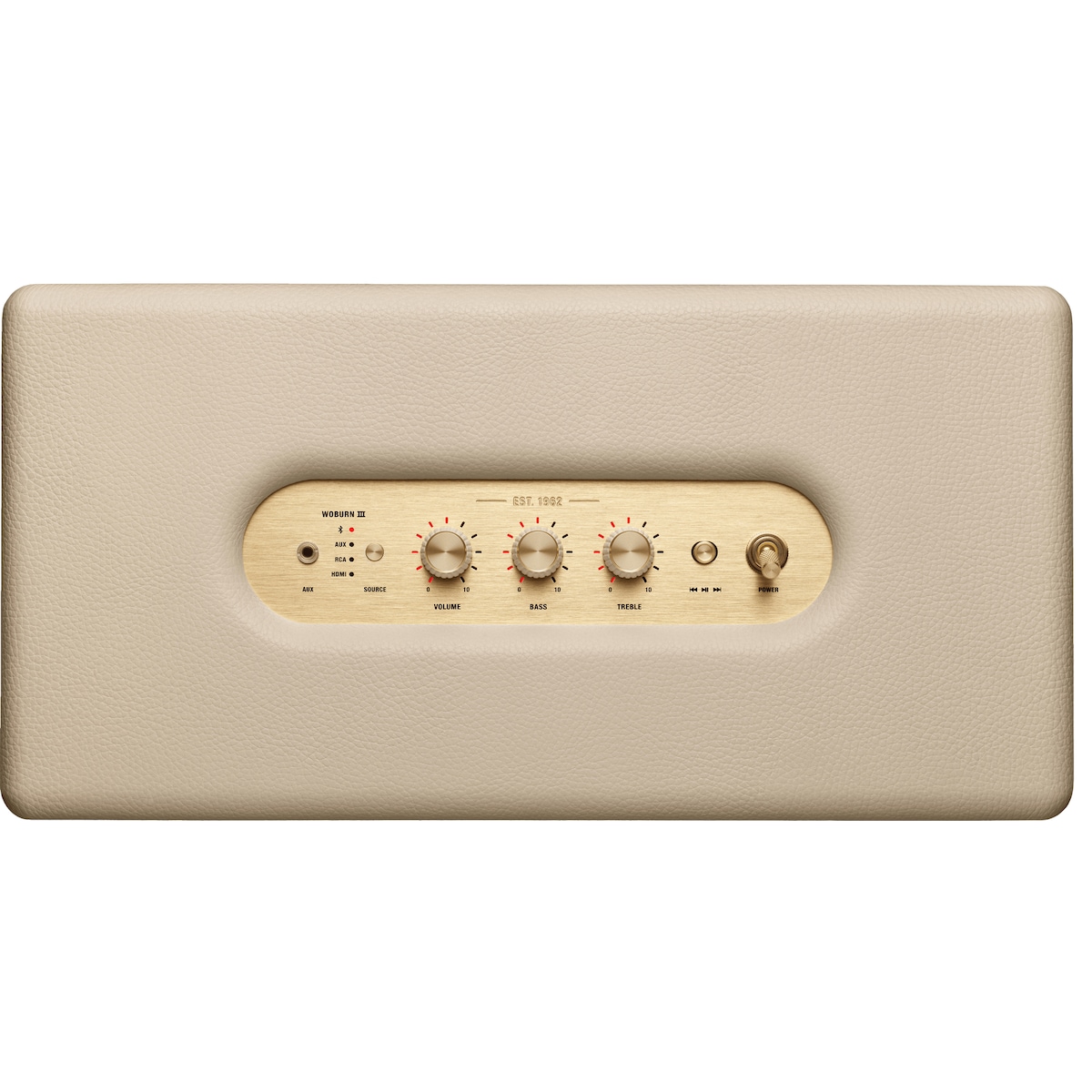 Marshall Woburn III Bluetooth høyttaler (krem)