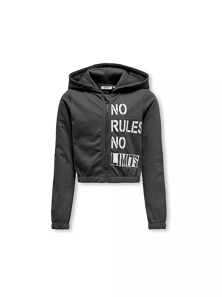 ONLY Mädchen Sweatjacke KOGLEYLA grau