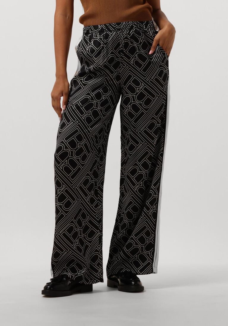 zwarte bruuns bazaar wijde broek floret rina pants