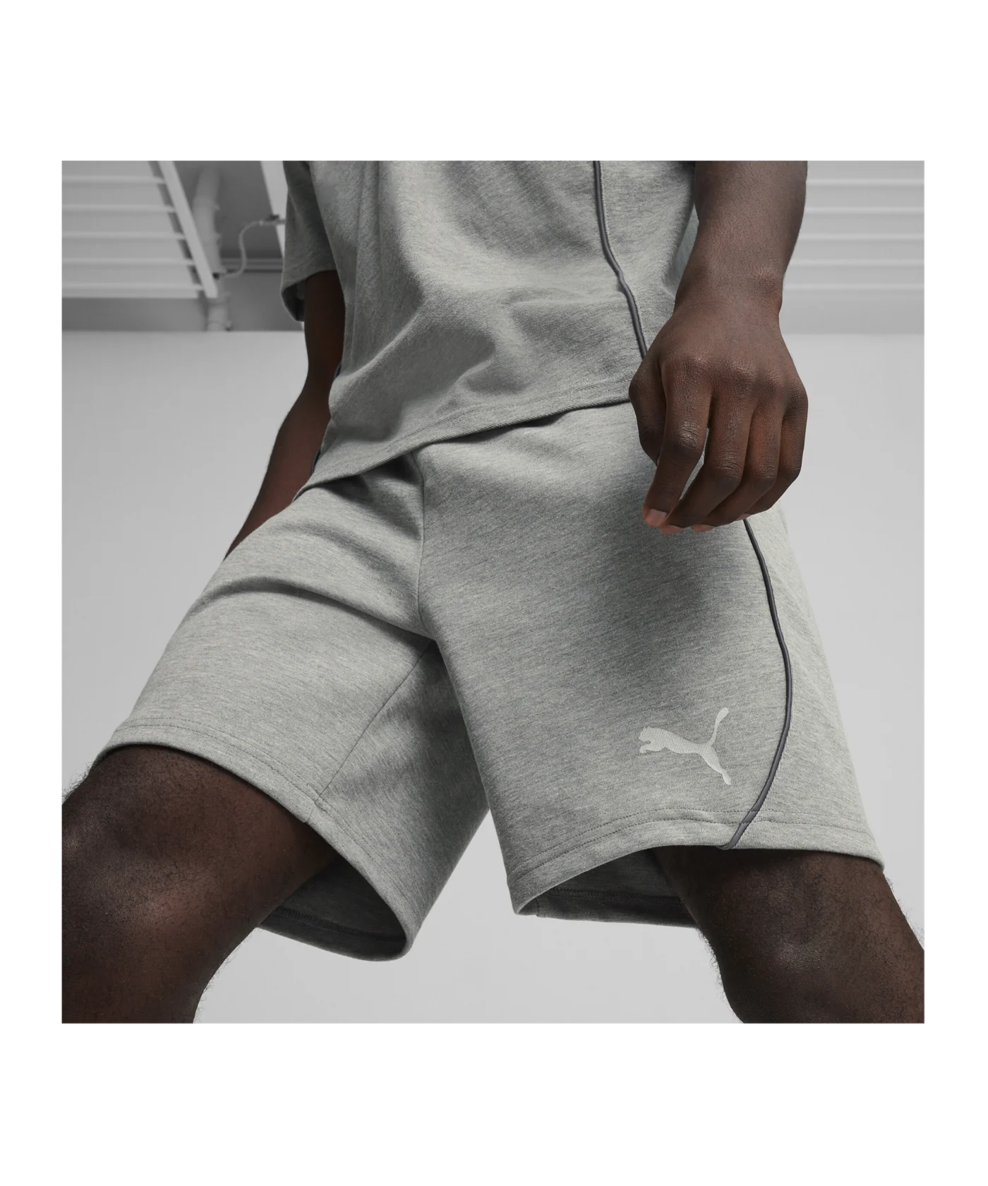 PUMA teamFINAL Casuals Shorts Grau F33