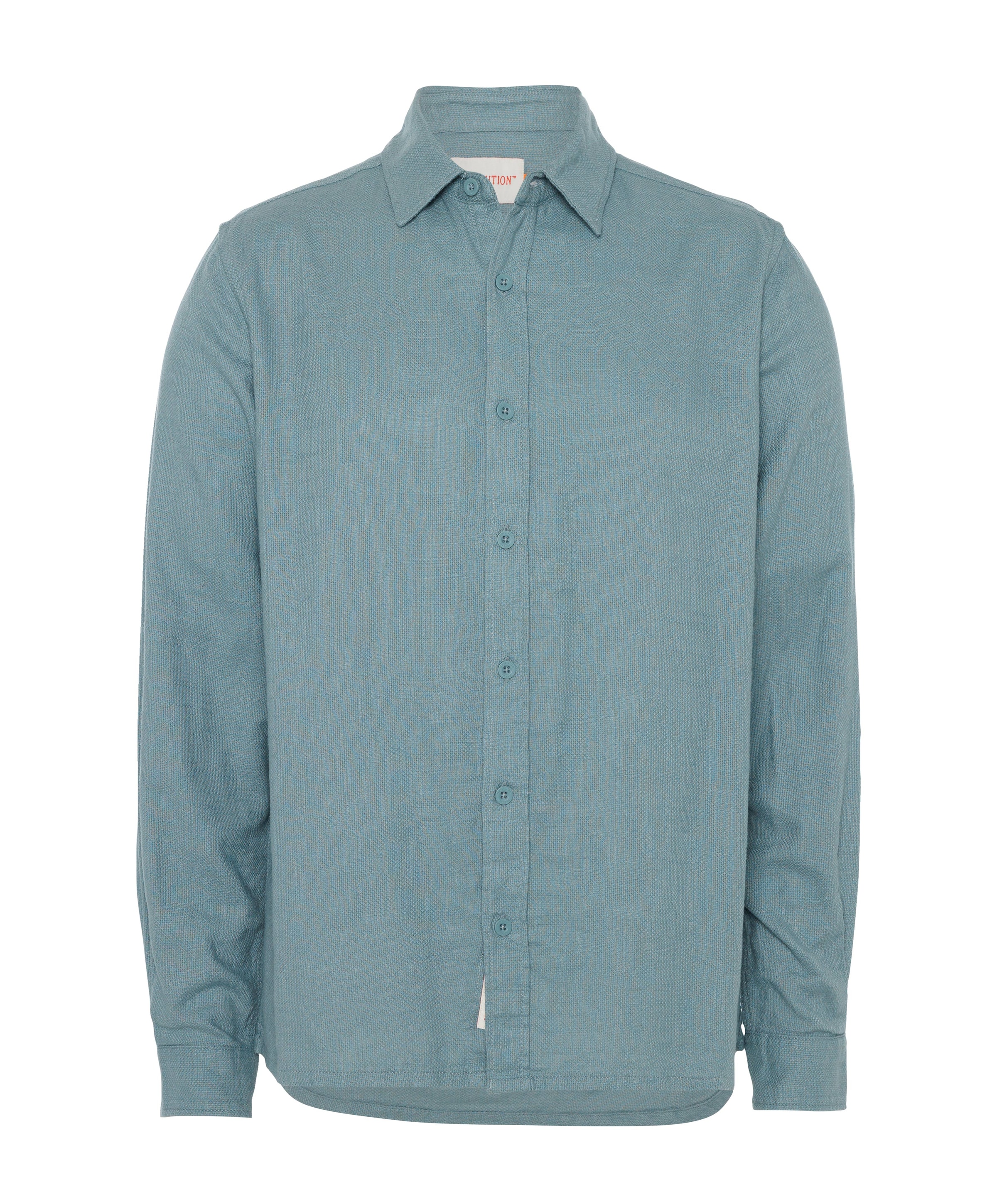 Revolution Heren overhemd lange mouw blauw