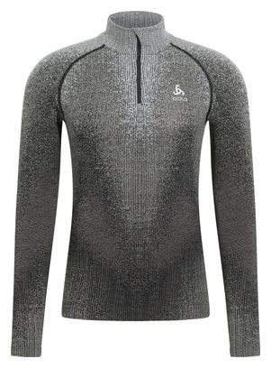 Base Layer Odlo 1/2 Zip Blackcomb Gris