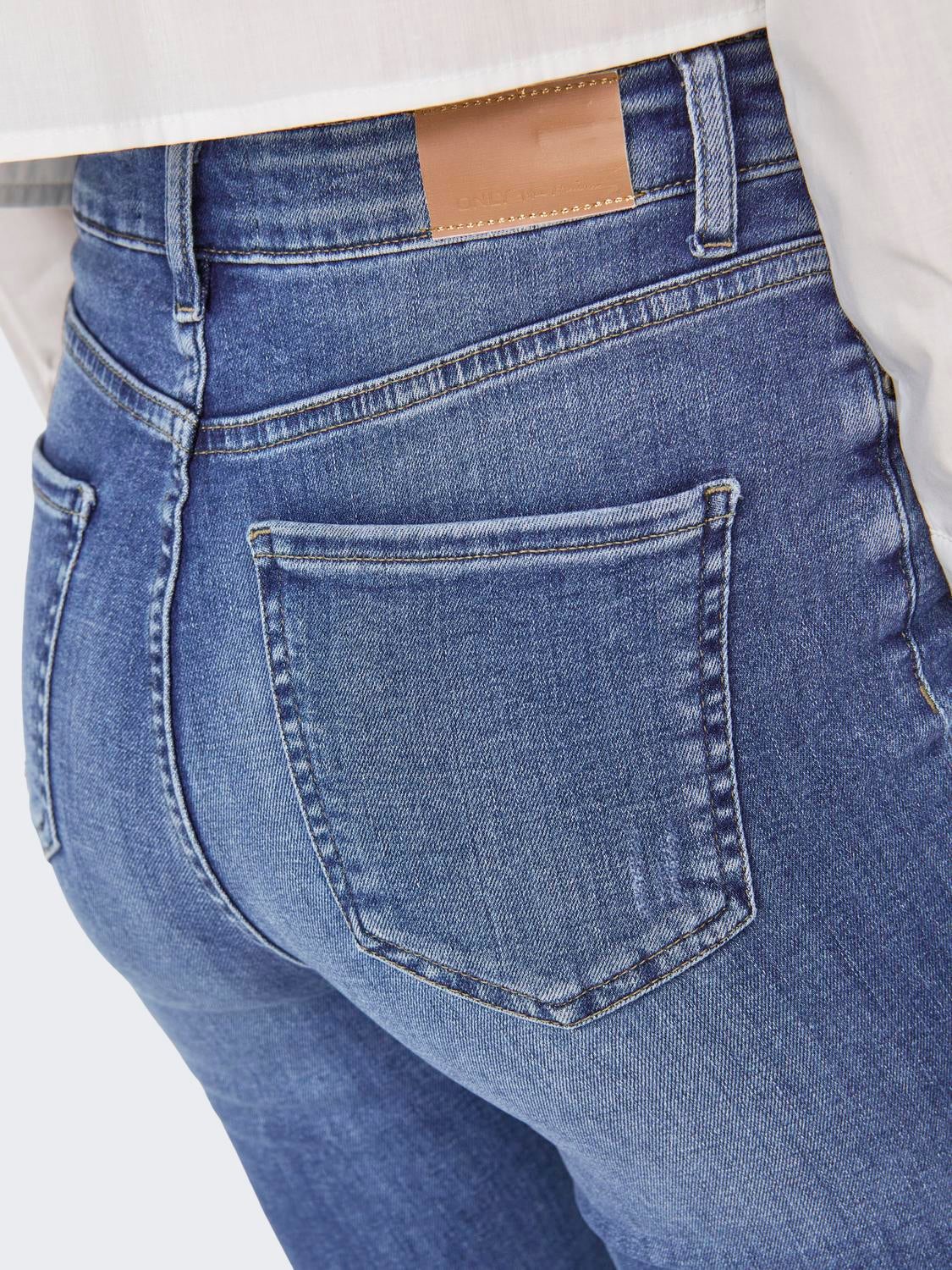ONLDAWN Hohe Taille Ausgestellt Jeans Medium Blue Denim