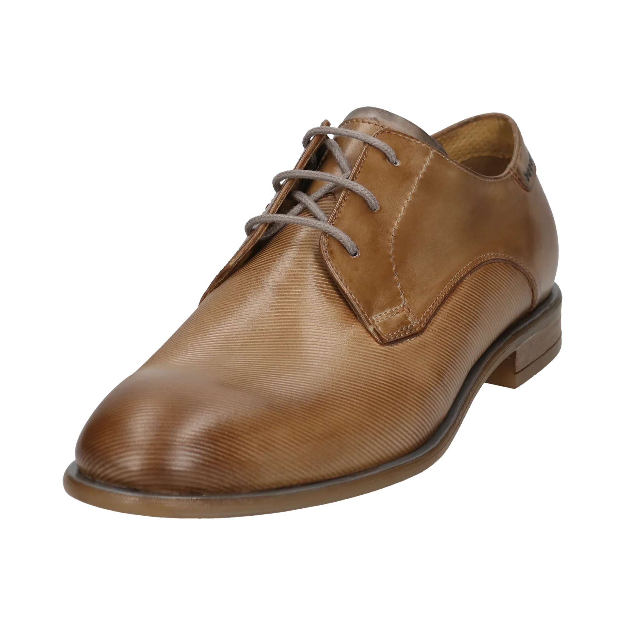 Leder Business Schnürer Sand