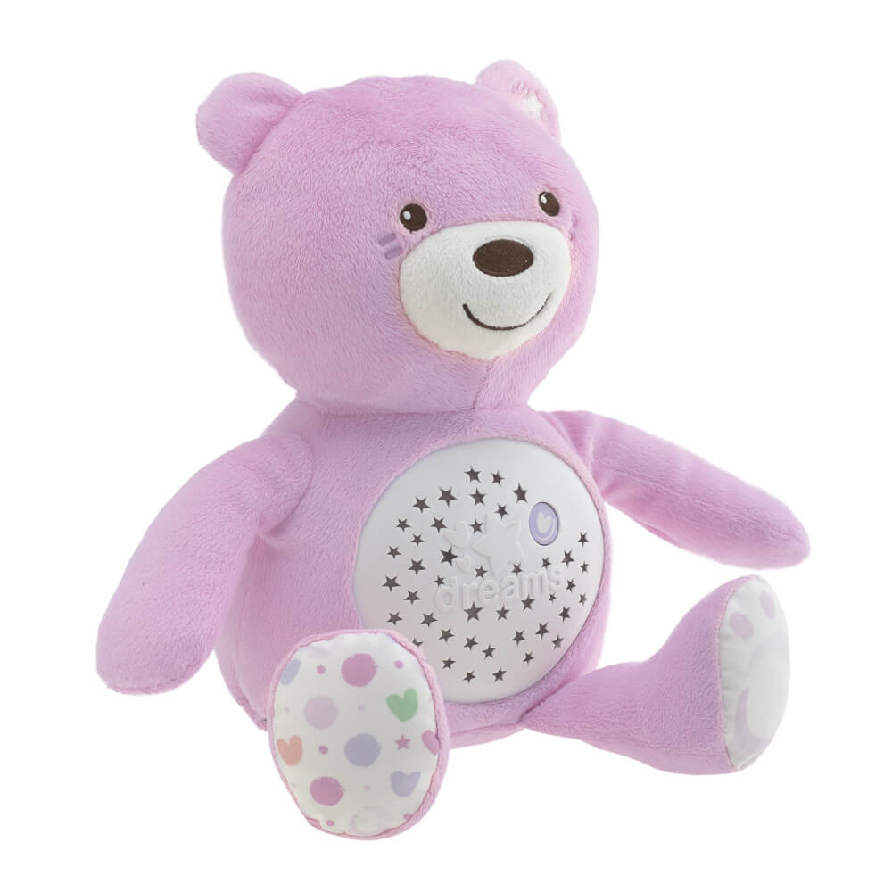 Chicco Lichtprojektor Baby Bär, Rosa