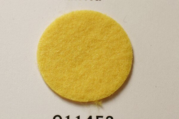Filtrulle - Mørkegul - Polyester Filt - 45 CM X 5 M