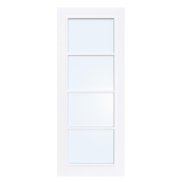 Arne & Bodil binnendeur ABB103 blank glas - extra wit afgelakt - glaslat extra wit