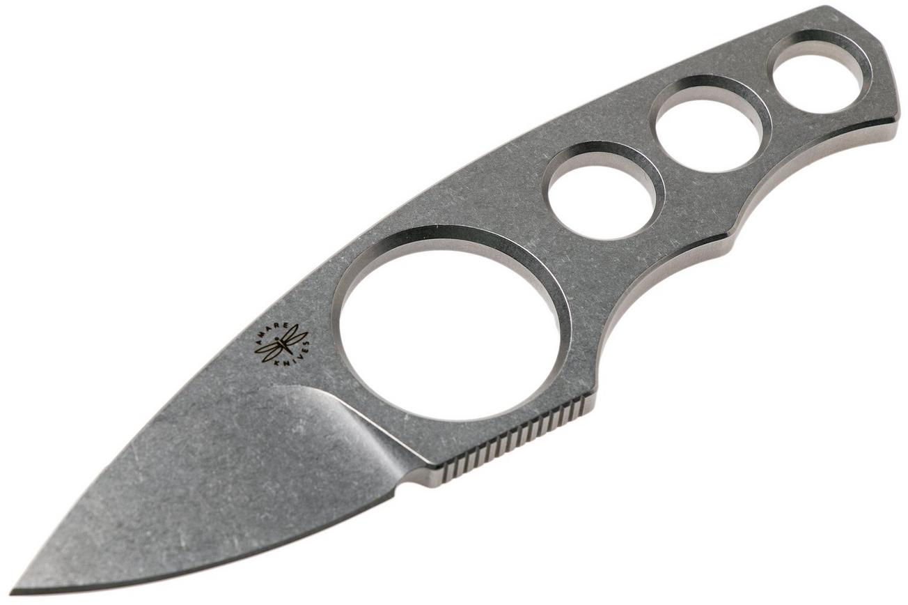 Amare Knives A-Max Stonewashed AM-SW nekmes, Uli Hennicke design