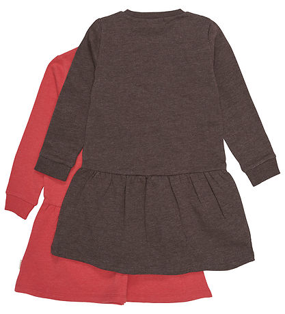 Minymo Sweatkleider - 2er-Pack - Tomatenpüree